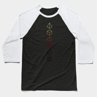 RPG Dice Dungeon Baseball T-Shirt